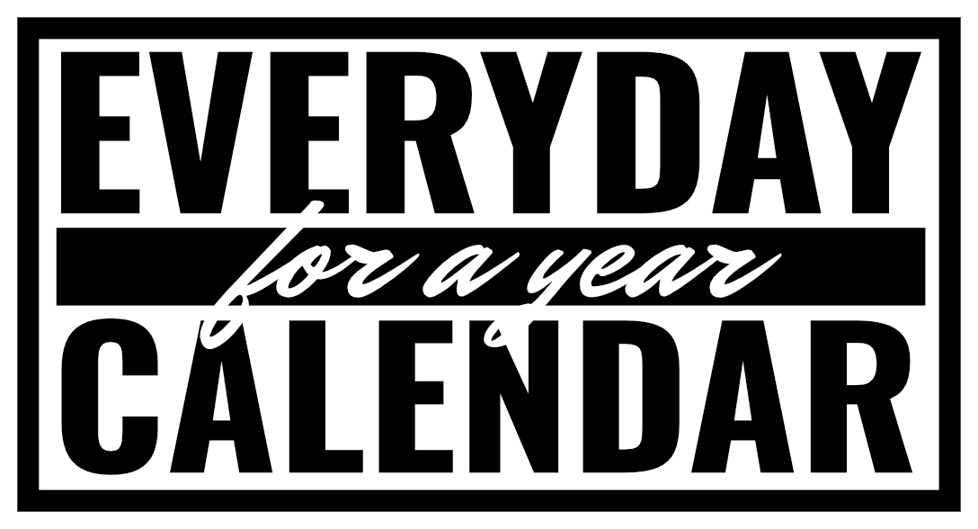 everyday for a year calendar logo